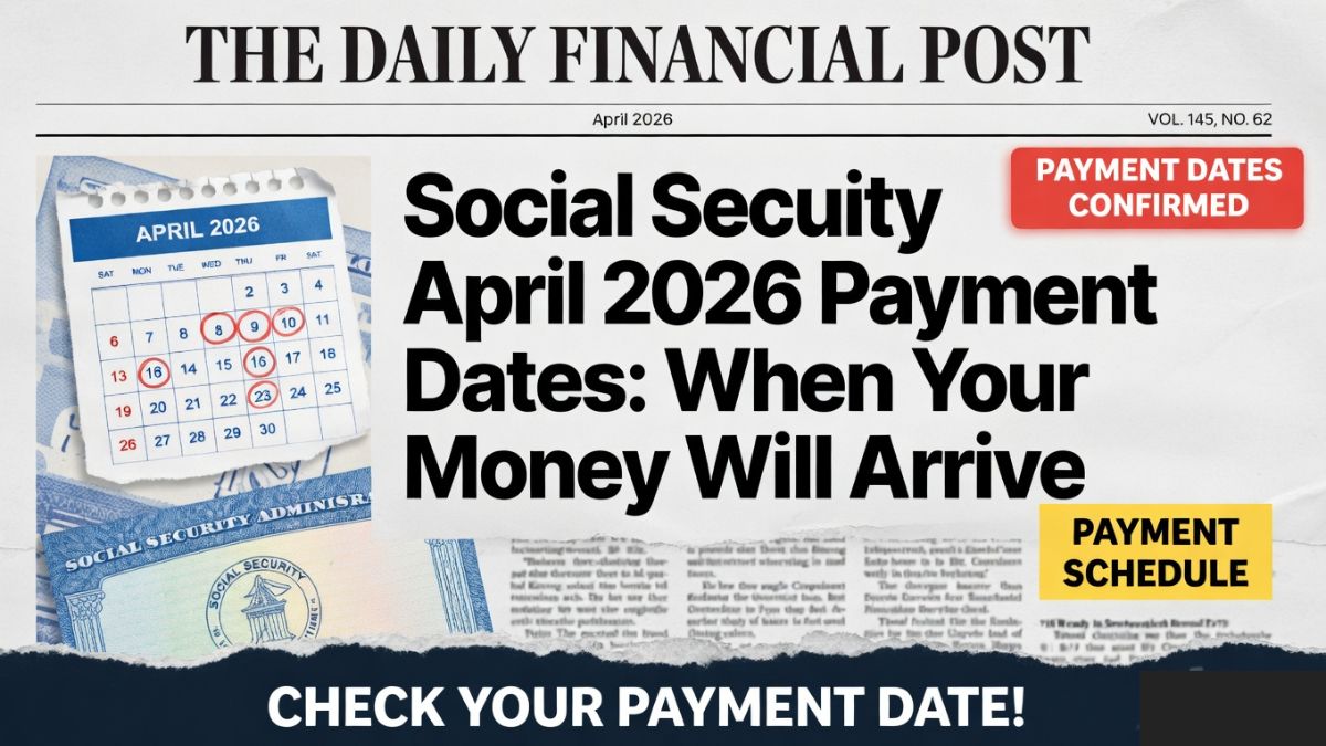 Social Security April 2026 Payment Dates