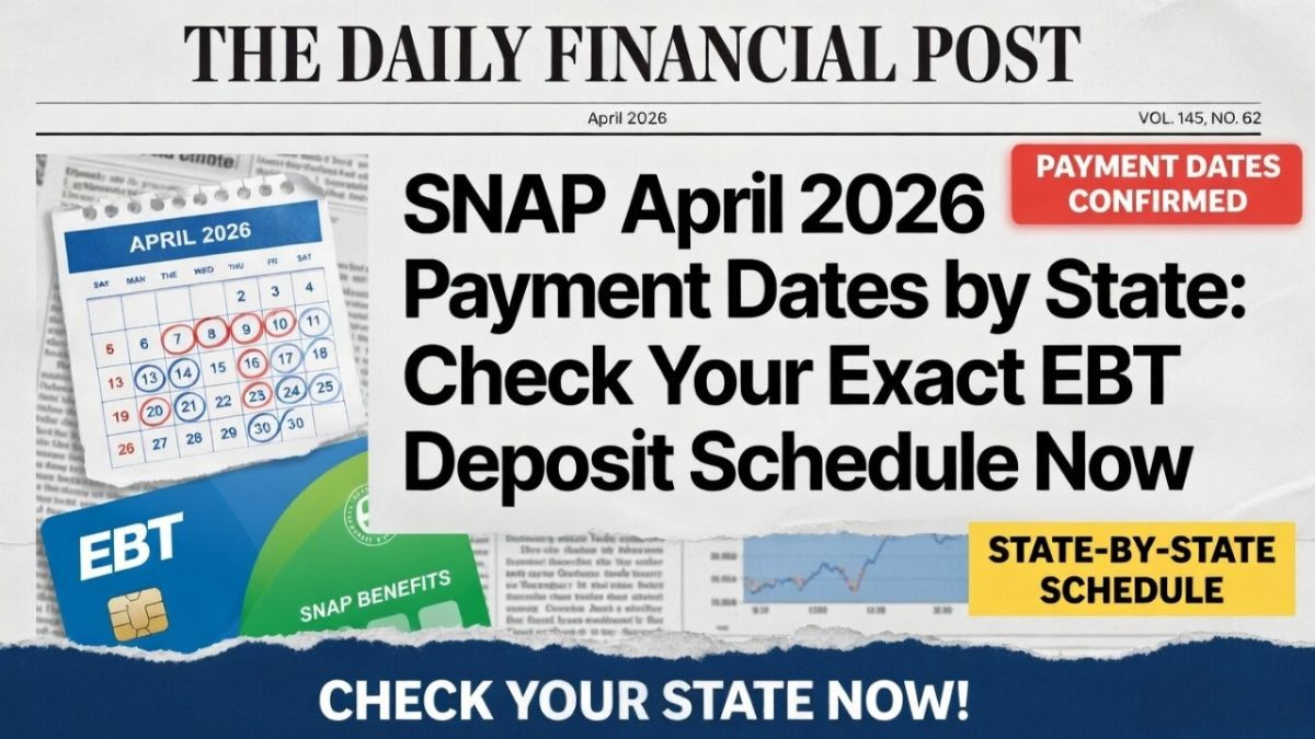 SNAP April 2026 Payment Dates by State